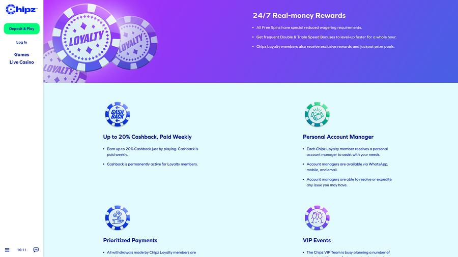 Chipz Desktop VIP Program