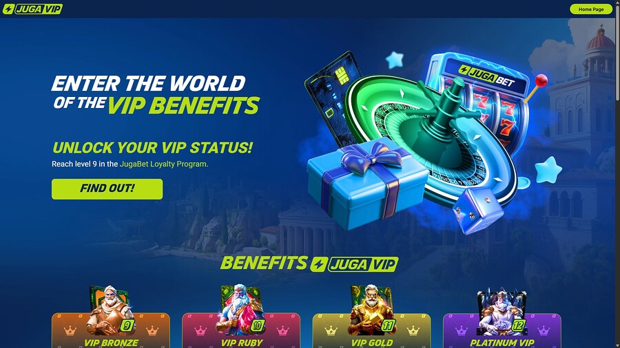 Jugabet Casino Desktop VIP Program