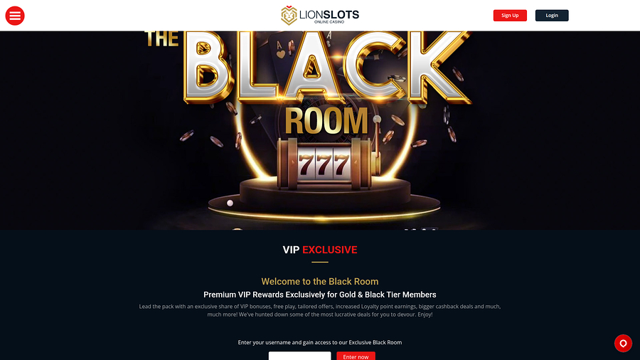 Lion Slots Casino Desktop VIP Program