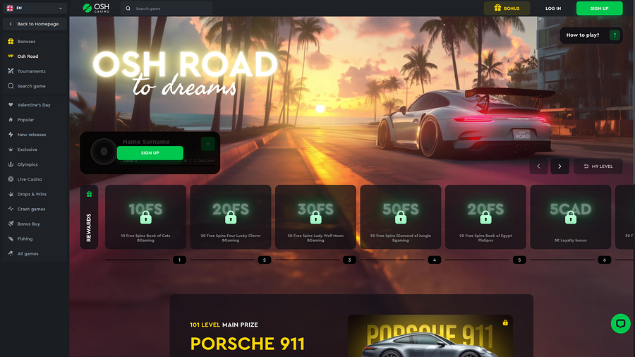 Osh Casino Desktop VIP Program