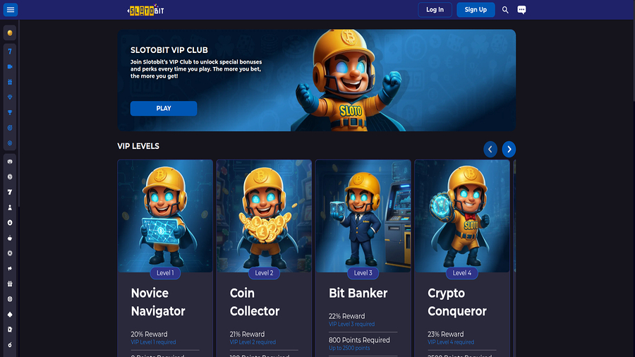 Slotobit Casino Desktop VIP Program