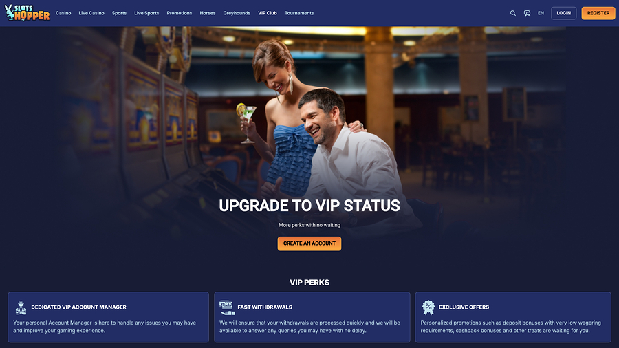 SlotsHopper Casino VIP Program