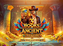 3 Books of Ancient Treasure Hold and Win Screenshot