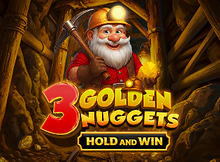3 Golden Nuggets Hold and Win Screenshot
