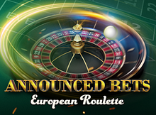 European Roulette Announced Bets Screenshot